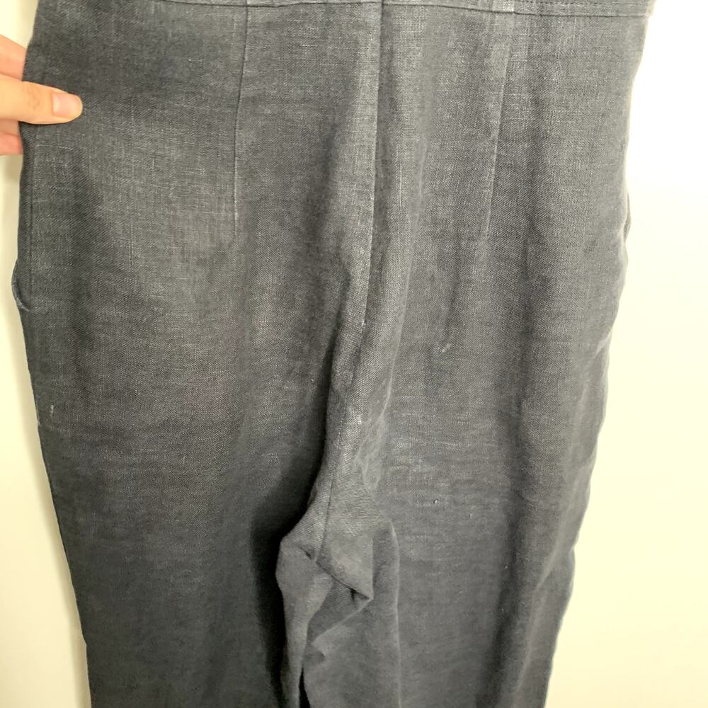 Christy Dawn Phoebe Jumper Noir Linen Black Jumpsuit Womens Small - Picture 15 of 16